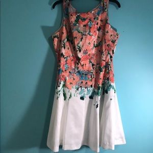 Beautiful sleeveless flower dress
